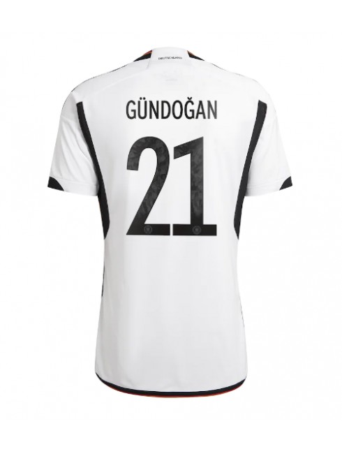 Billige Tyskland Ilkay Gundogan #21 Hjemmedrakt VM 2022 Kortermet